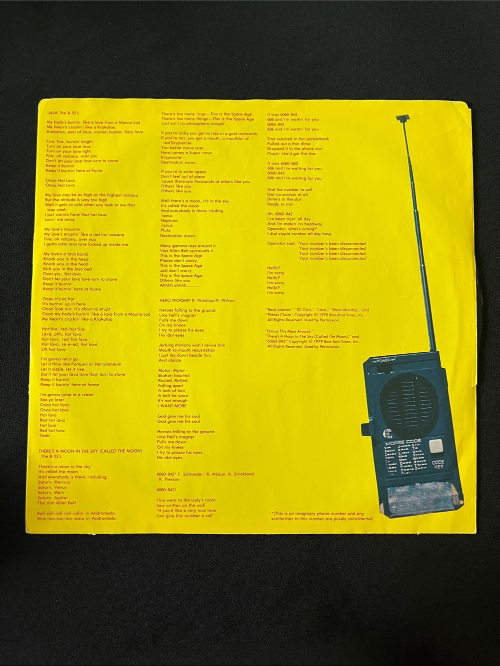 The B-52s - "The B-52s" Vinyl Record - Picture 4 of 9
